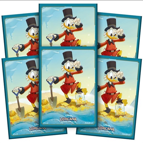 Disney Lorcana Scrooge McDuck Plastiklommer (65 Sleeves)
